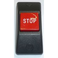 Przycisk STOP P167e- obudowa czarna, przycisk czerwony RAL 3000