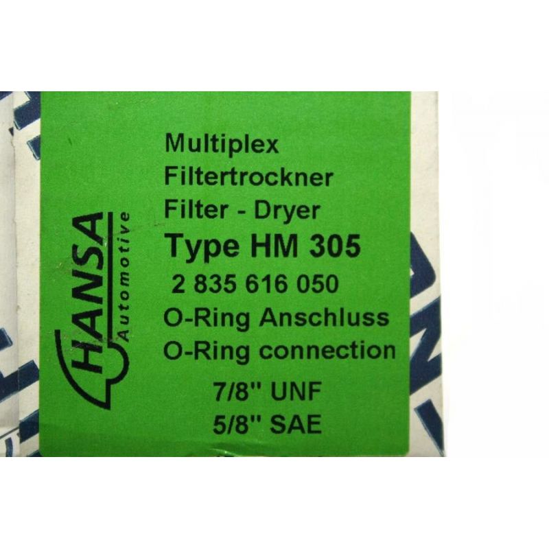 Filtr - osuszacz czynnika chłodniczego HM305 7/8 OR-1 - El-Cab Sp. z o. o.