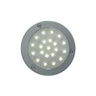 Lampa LED 12V, srebrno-szara, bez wyłącznika