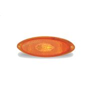 Obrysówka pomarańczowa LED 12V z uszczelką gumową